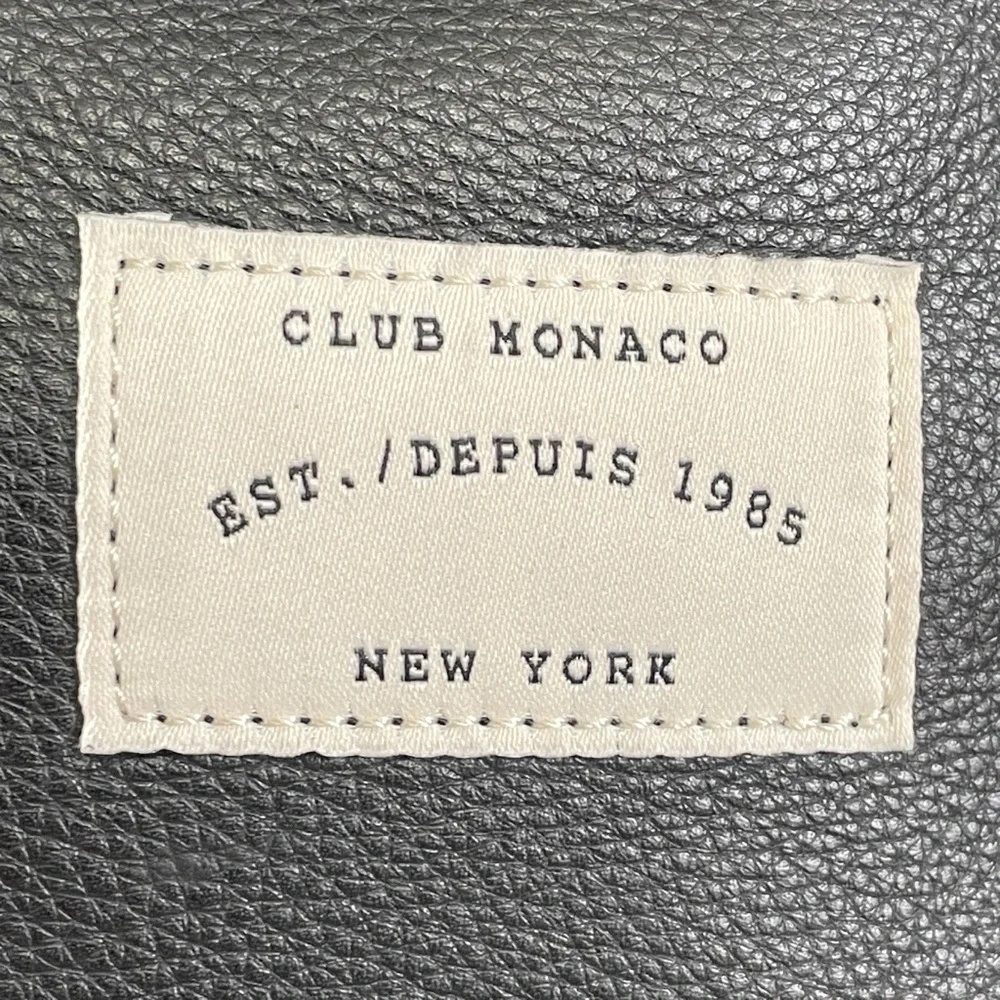 Club Monaco rare full leather large backpack heavy duty